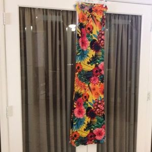 Floral Summer or Spring Maxi Dress